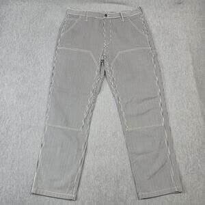 Wallace & Barnes Pants Mens 36x32 Double Knee Carpenter Railroad Strip Workwear